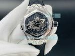 HB Factory Swiss Replica Hublot Big Bang Sang Bleu 45MM Black Dial Watch